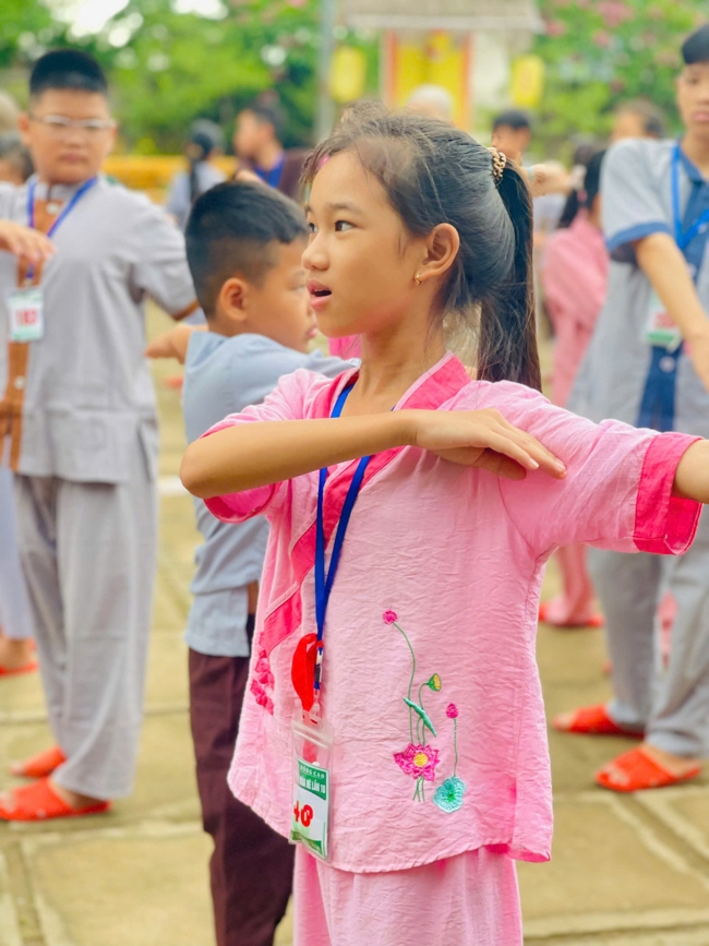 Ngày tu học thứ tư trong Khóa tu mùa hè tại Chùa Đống Cao (Thanh Hóa).