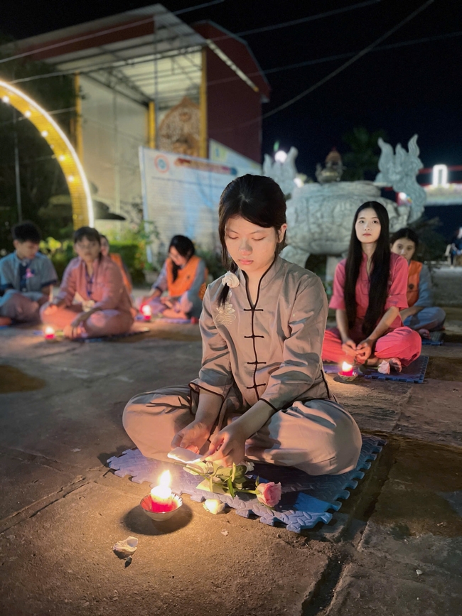 Ngày tu học thứ tư trong Khóa tu mùa hè tại Chùa Đống Cao (Thanh Hóa).