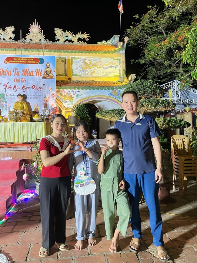 Ngày tu học thứ tư trong Khóa tu mùa hè tại Chùa Đống Cao (Thanh Hóa).