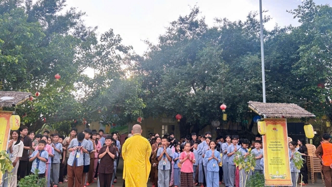 Ngày tu học thứ tư trong Khóa tu mùa hè tại Chùa Đống Cao (Thanh Hóa).