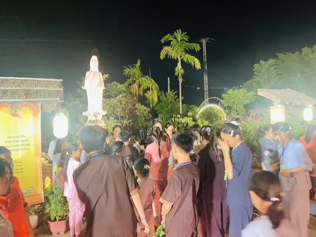 Ngày tu học thứ tư trong Khóa tu mùa hè tại Chùa Đống Cao (Thanh Hóa).