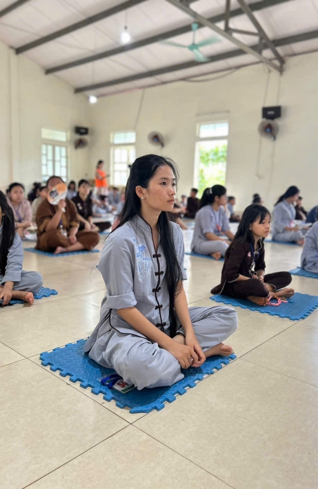 Ngày tu học thứ tư trong Khóa tu mùa hè tại Chùa Đống Cao (Thanh Hóa).