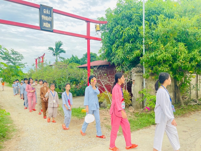 Ngày tu học thứ tư trong Khóa tu mùa hè tại Chùa Đống Cao (Thanh Hóa).