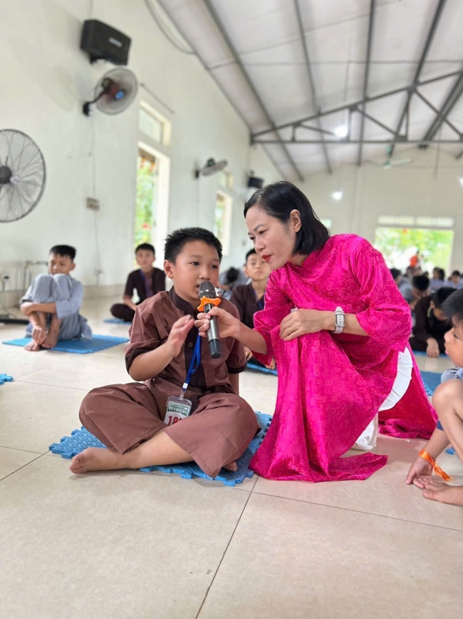 Ngày tu học thứ tư trong Khóa tu mùa hè tại Chùa Đống Cao (Thanh Hóa).