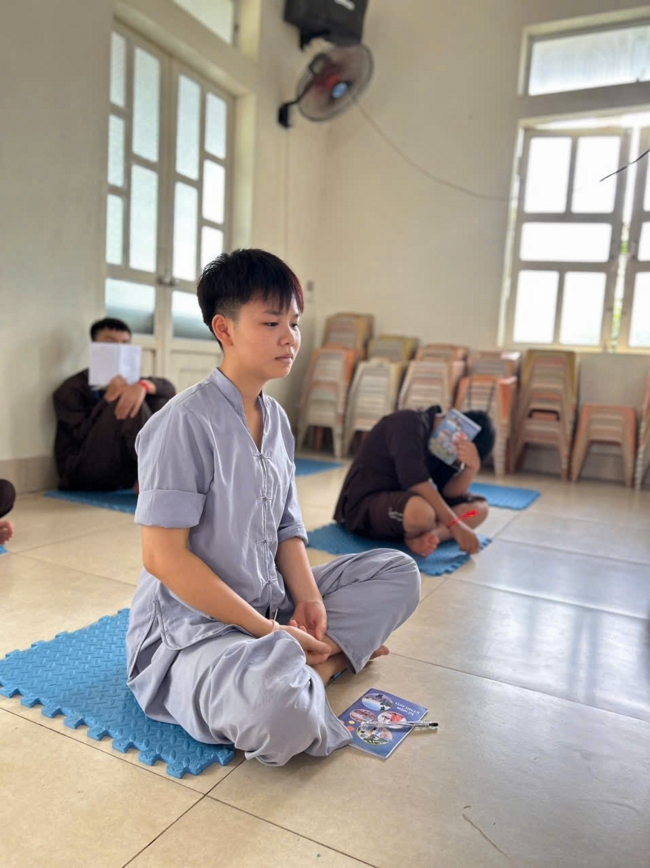 Ngày tu học thứ tư trong Khóa tu mùa hè tại Chùa Đống Cao (Thanh Hóa).