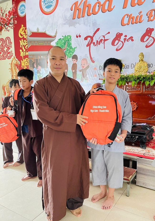 Ngày tu học thứ tư trong Khóa tu mùa hè tại Chùa Đống Cao (Thanh Hóa).