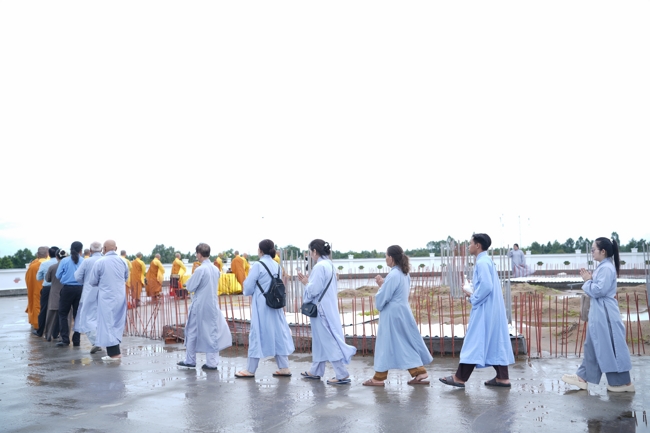 LỄ KHỞI CÔNG XÂY DỰNG ĐẠI TƯỢNG PHẬT THÍCH CA MÂU NI TẠI CHÙA TRƯỜNG PHÁP (HẬU GIANG).