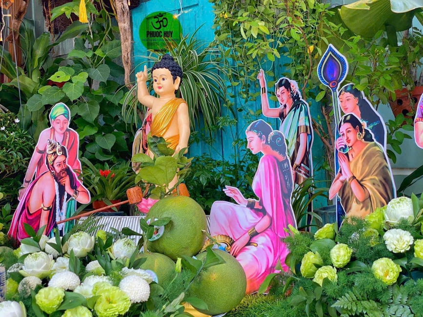 Visiting and awarding prizes for the setting up a Lumbini Garden | Hoằng Pháp pagoda