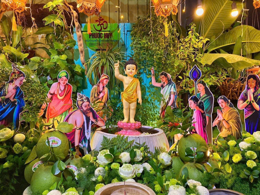 Visiting and awarding prizes for the setting up a Lumbini Garden | Hoằng Pháp pagoda