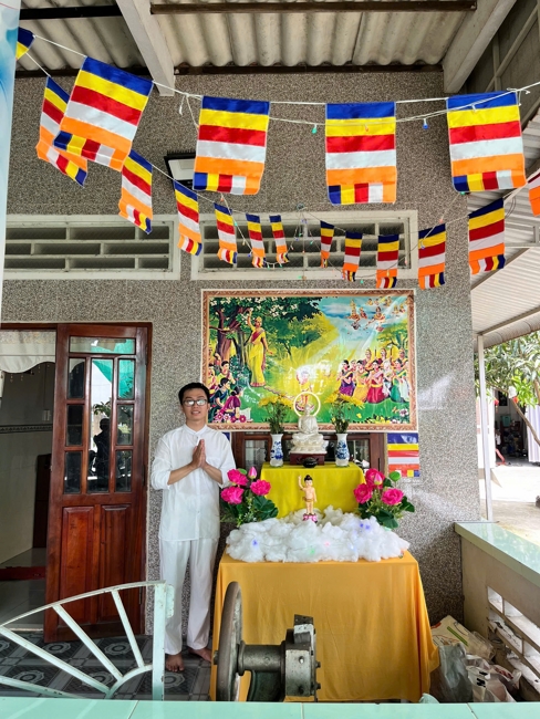 Visiting and awarding prizes for the setting up a Lumbini Garden | Hoằng Pháp pagoda