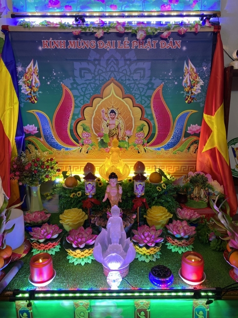 Visiting and awarding prizes for the setting up a Lumbini Garden | Hoằng Pháp pagoda
