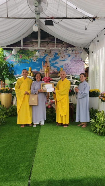 Visiting and awarding prizes for the setting up a Lumbini Garden | Hoằng Pháp pagoda