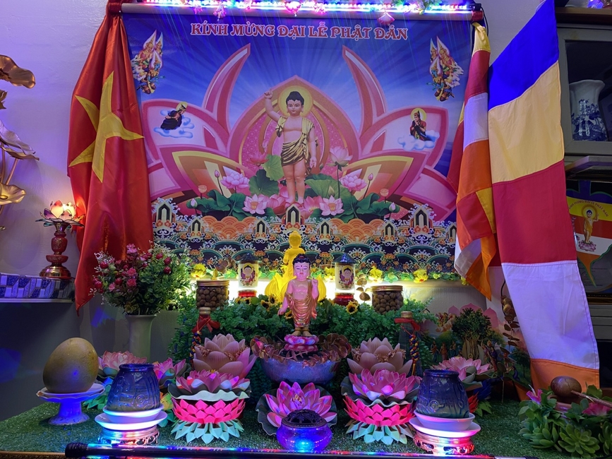 Visiting and awarding prizes for the setting up a Lumbini Garden | Hoằng Pháp pagoda
