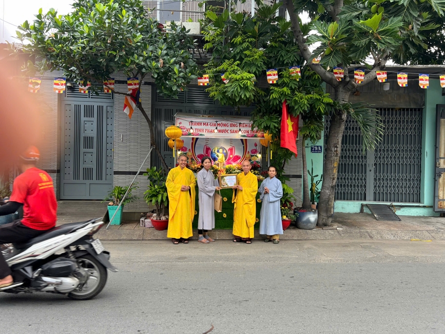 Visiting and awarding prizes for the setting up a Lumbini Garden | Hoằng Pháp pagoda