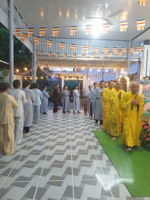 Visiting and awarding prizes for the setting up a Lumbini Garden | Hoằng Pháp pagoda