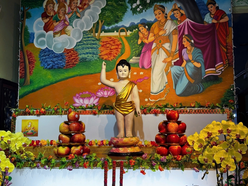Visiting and awarding prizes for the setting up a Lumbini Garden | Hoằng Pháp pagoda