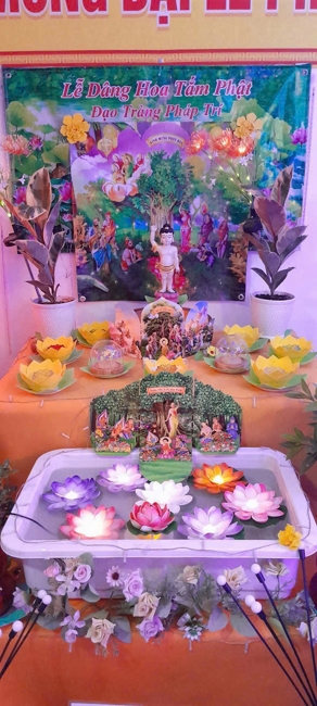 Visiting and awarding prizes for the setting up a Lumbini Garden | Hoằng Pháp pagoda