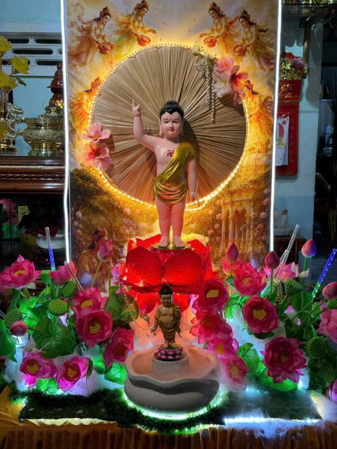 Visiting and awarding prizes for the setting up a Lumbini Garden | Hoằng Pháp pagoda