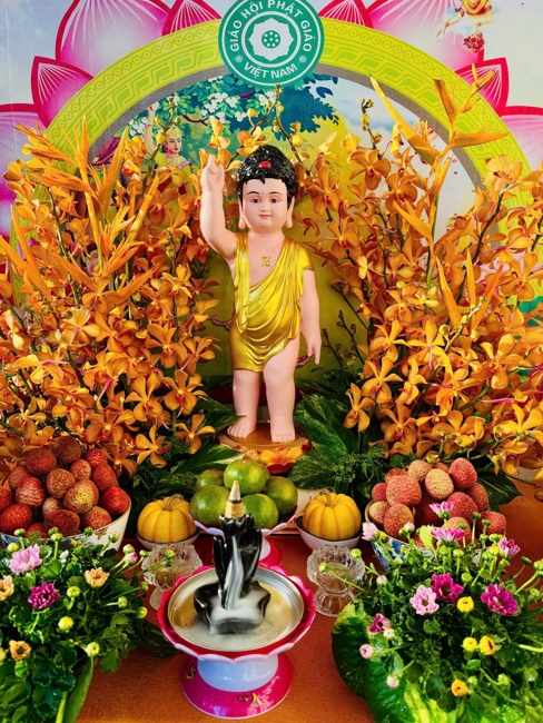 Visiting and awarding prizes for the setting up a Lumbini Garden | Hoằng Pháp pagoda