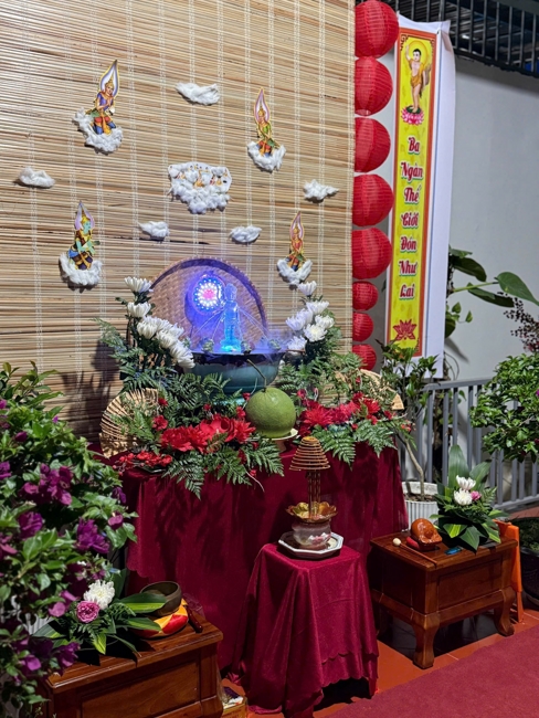 Visiting and awarding prizes for the setting up a Lumbini Garden | Hoằng Pháp pagoda