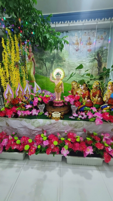 Visiting and awarding prizes for the setting up a Lumbini Garden | Hoằng Pháp pagoda