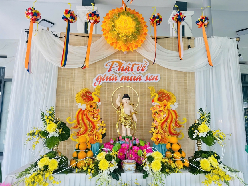Visiting and awarding prizes for the setting up a Lumbini Garden | Hoằng Pháp pagoda