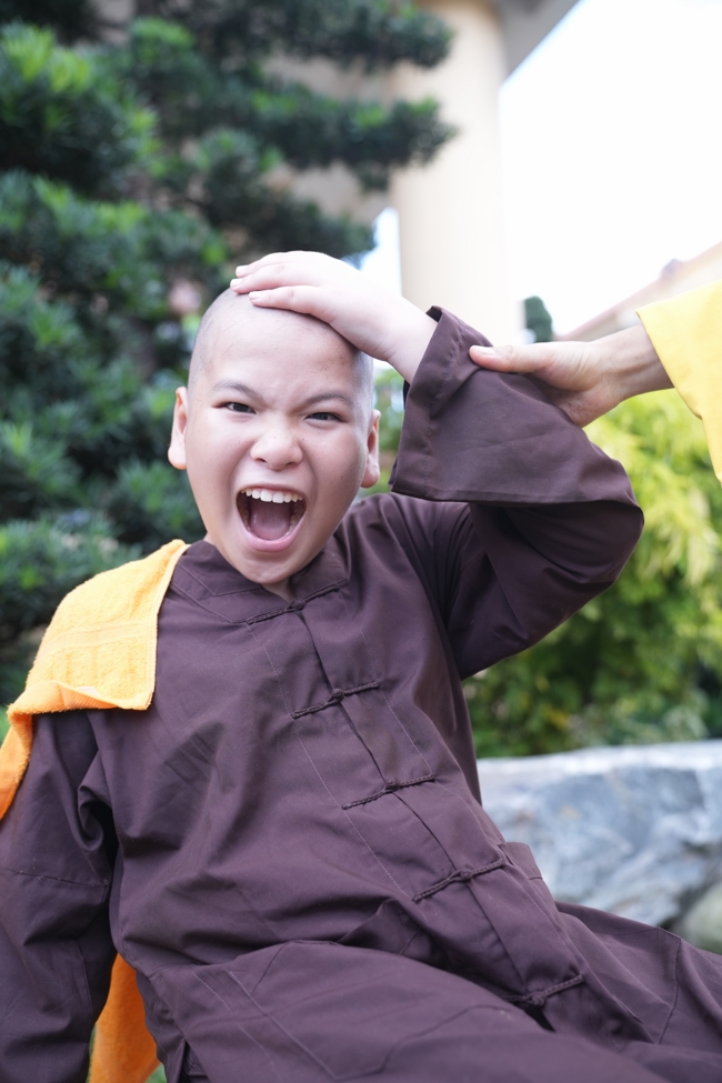 LỄ XUẤT GIA GIEO DUYÊN TRONG KHUÔN KHỔ KHÓA TU MÙA HÈ THIẾU NHI - CHỦ ĐỀ “BÔNG SEN NHỎ”.