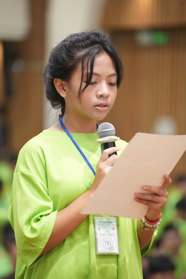 LỄ XUẤT GIA GIEO DUYÊN TRONG KHUÔN KHỔ KHÓA TU MÙA HÈ THIẾU NHI - CHỦ ĐỀ “BÔNG SEN NHỎ”.