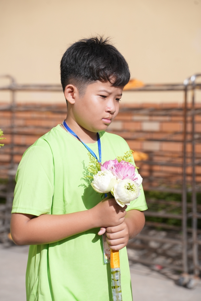LỄ XUẤT GIA GIEO DUYÊN TRONG KHUÔN KHỔ KHÓA TU MÙA HÈ THIẾU NHI - CHỦ ĐỀ “BÔNG SEN NHỎ”.