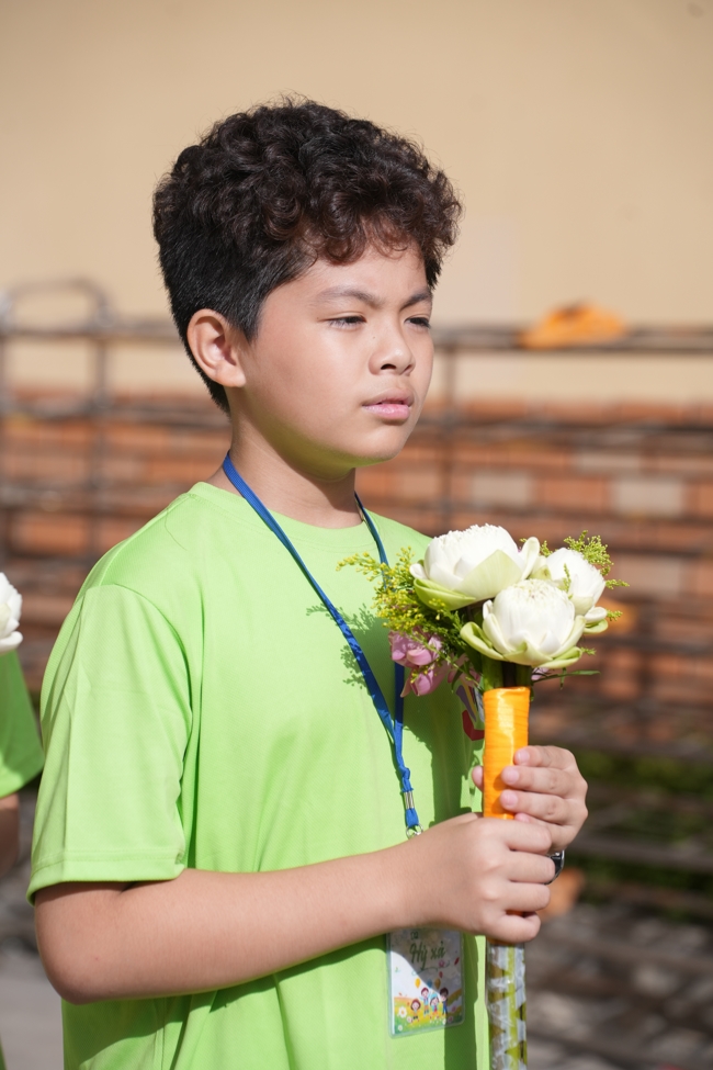 LỄ XUẤT GIA GIEO DUYÊN TRONG KHUÔN KHỔ KHÓA TU MÙA HÈ THIẾU NHI - CHỦ ĐỀ “BÔNG SEN NHỎ”.
