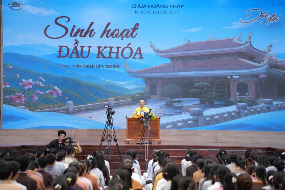 NGÀY KHAI KHÓA KHÓA TU MÙA HÈ CHỦ ĐỀ “DỐC ĐỜI” NĂM 2026 | CHÙA HOẰNG PHÁP.