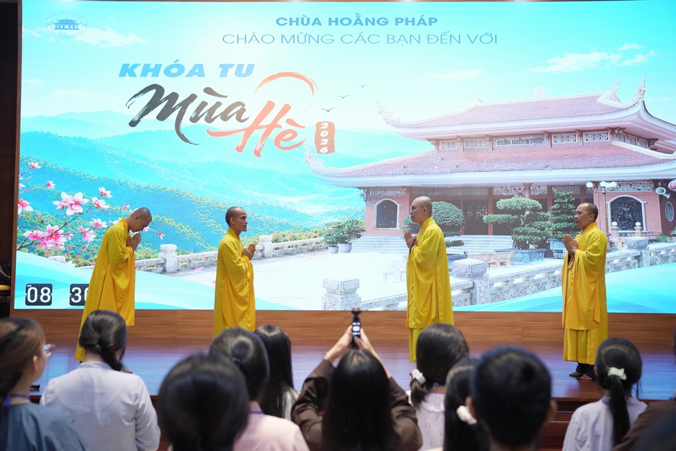 NGÀY KHAI KHÓA KHÓA TU MÙA HÈ CHỦ ĐỀ “DỐC ĐỜI” NĂM 2026 | CHÙA HOẰNG PHÁP.