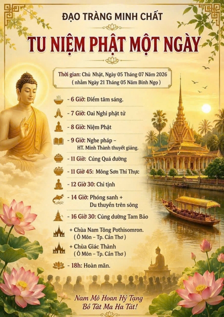 The 5th One-Day Retreat 2026 at Minh Chat Ashram in Can Tho