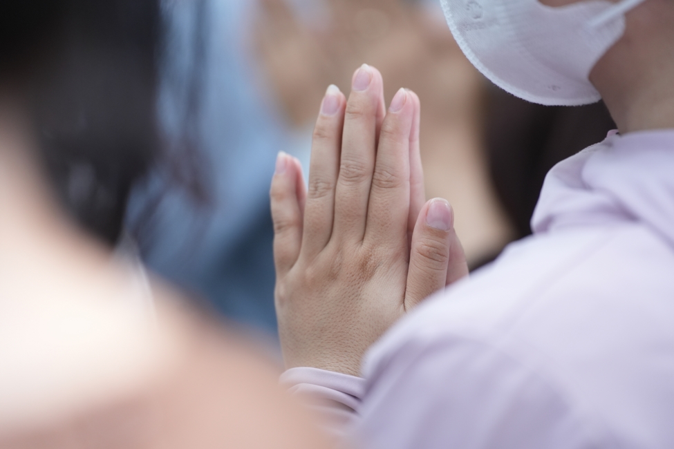 Phóng sinh tại bến phà Bình Mỹ.