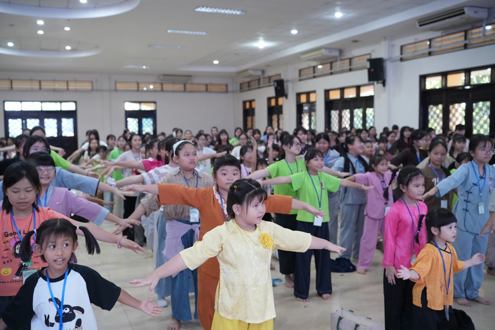 Khoá tu thiếu nhi “Em Về Bên Phật” Lần thứ 75.
