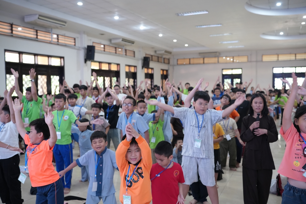 Khoá tu thiếu nhi “Em Về Bên Phật” Lần thứ 75.