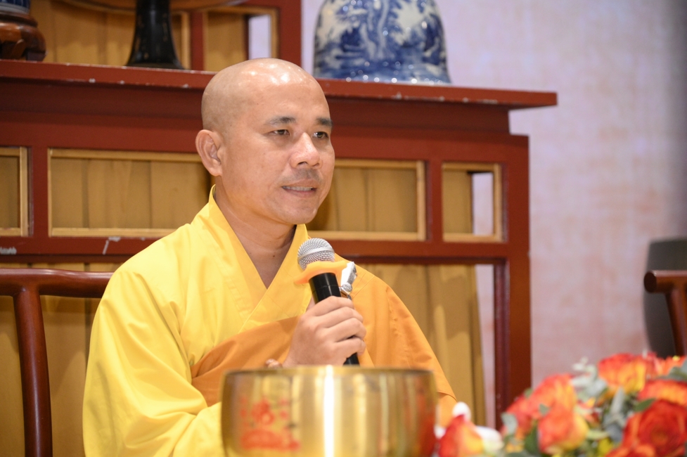 Ceremony of Taking Refuge in the Three Jewels at the 2026 Summer Retreat Life's Slope on the Thursday afternoon.