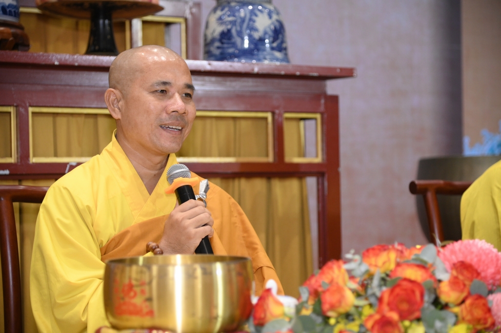 Ceremony of Taking Refuge in the Three Jewels at the 2026 Summer Retreat Life's Slope on the Thursday afternoon.