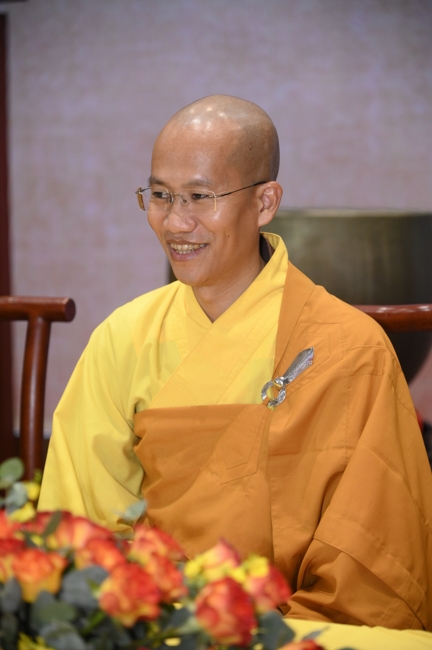 Ceremony of Taking Refuge in the Three Jewels at the 2026 Summer Retreat Life's Slope on the Thursday afternoon.