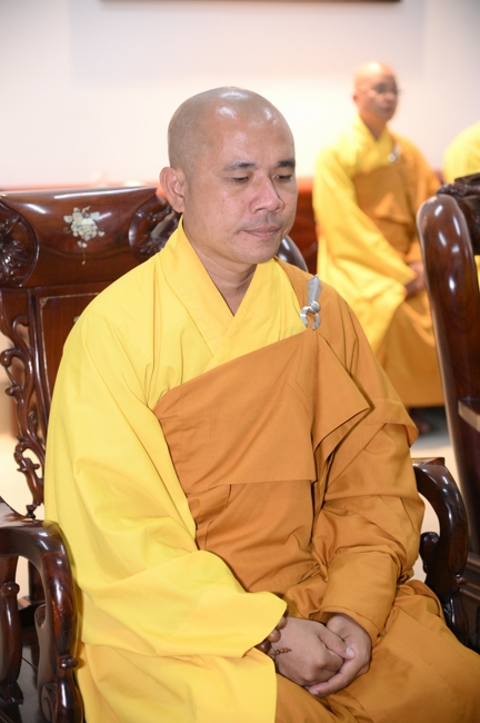 Ceremony of Taking Refuge in the Three Jewels at the 2026 Summer Retreat Life's Slope on the Thursday afternoon.