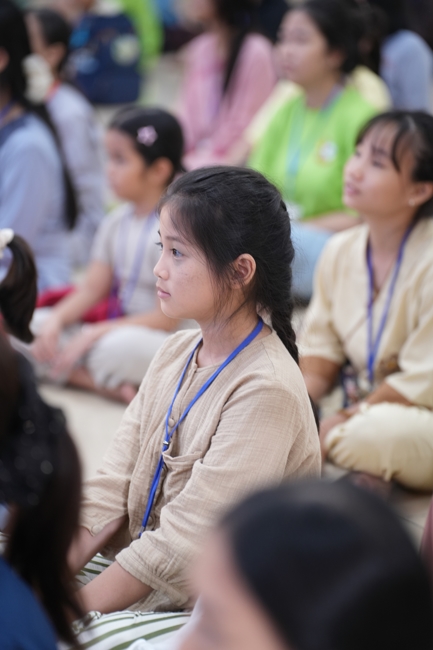 Khoá tu thiếu nhi “Em Về Bên Phật” Lần thứ 76.