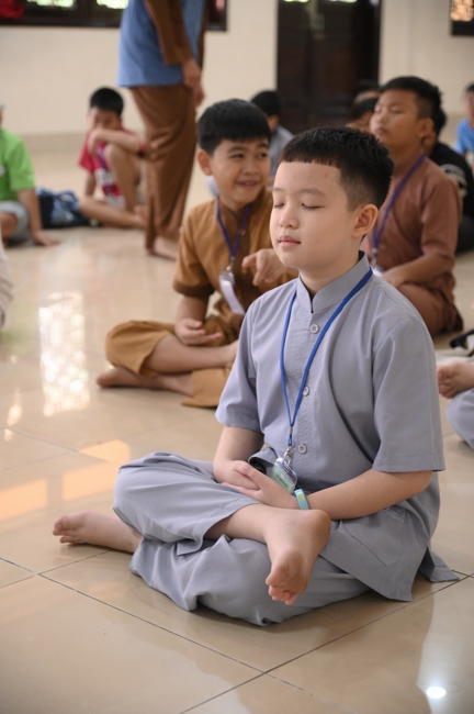 Khoá tu thiếu nhi “Em Về Bên Phật” Lần thứ 76.