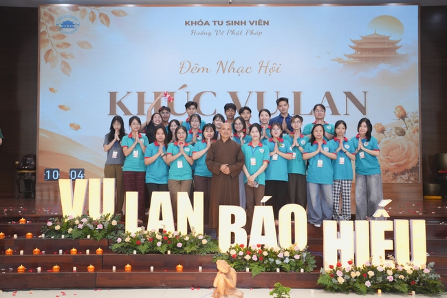 ĐÊM NHẠC HỘI “KHÚC VU LAN” TRƯỚC THỀM KHÓA TU SINH VIÊN HƯỚNG VỀ PHẬT PHÁP.