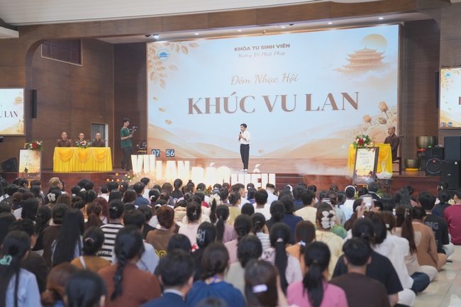 ĐÊM NHẠC HỘI “KHÚC VU LAN” TRƯỚC THỀM KHÓA TU SINH VIÊN HƯỚNG VỀ PHẬT PHÁP.