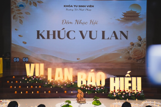 ĐÊM NHẠC HỘI “KHÚC VU LAN” TRƯỚC THỀM KHÓA TU SINH VIÊN HƯỚNG VỀ PHẬT PHÁP.