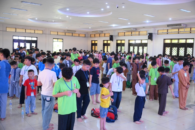 Khoá tu thiếu nhi “Em Về Bên Phật” Lần thứ 77.