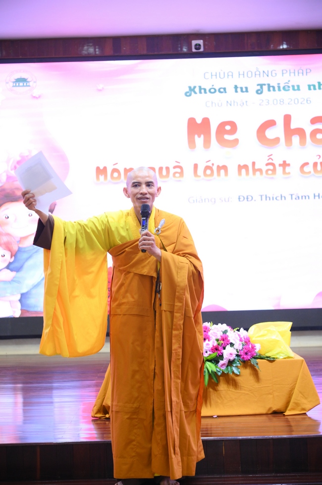 Khoá tu thiếu nhi “Em Về Bên Phật” Lần thứ 77.