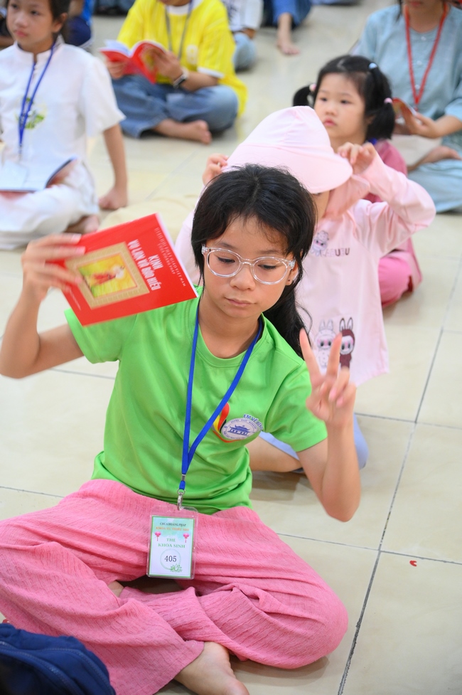 Khoá tu thiếu nhi “Em Về Bên Phật” Lần thứ 77.