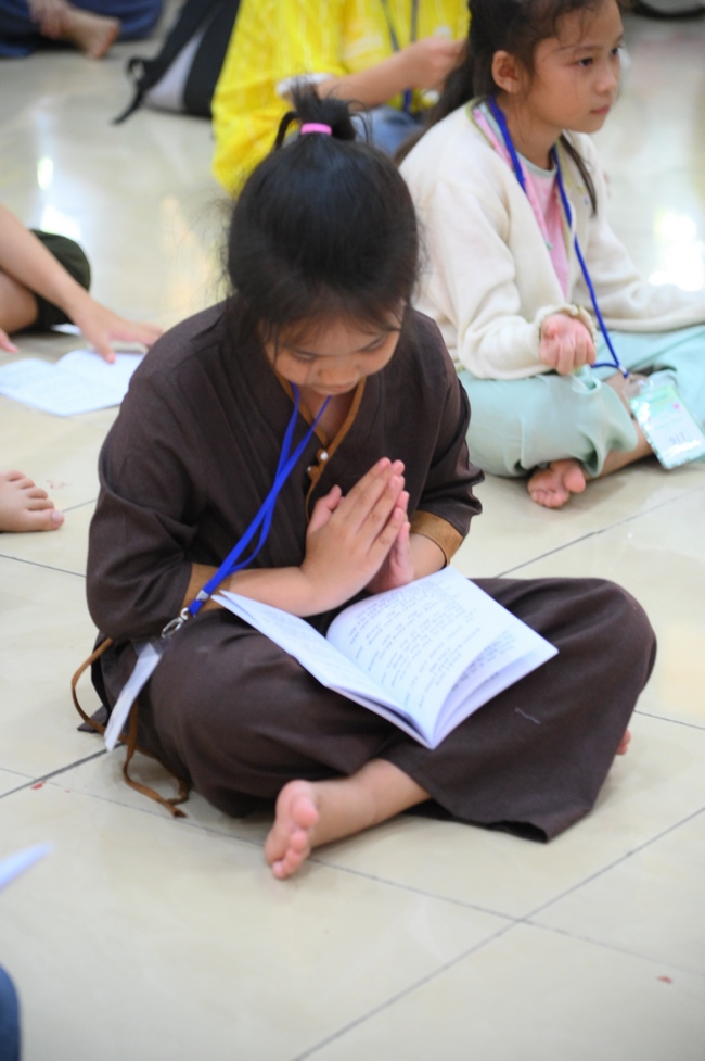 Khoá tu thiếu nhi “Em Về Bên Phật” Lần thứ 77.