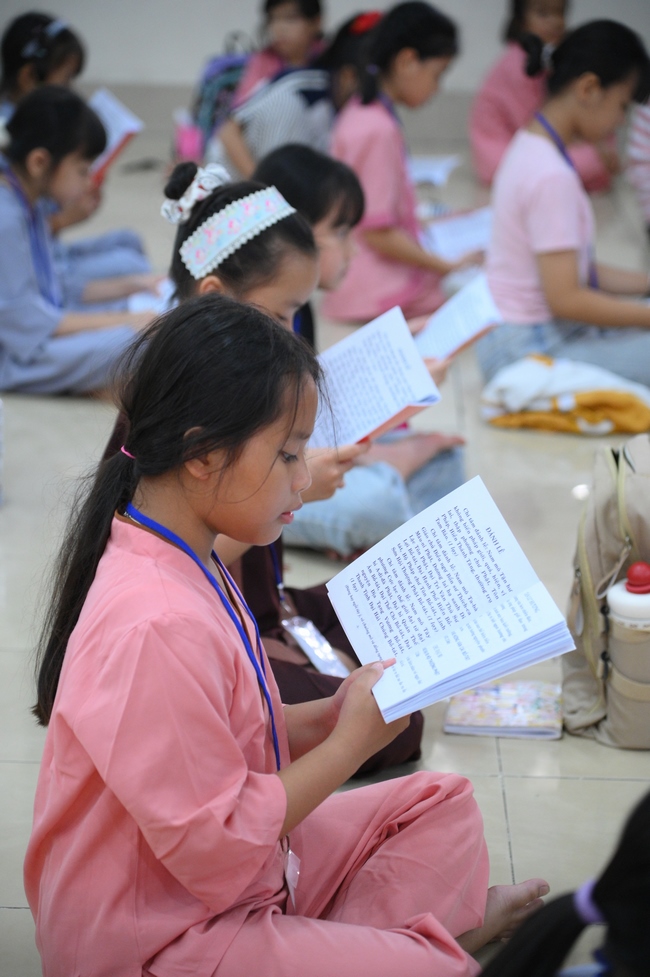 Khoá tu thiếu nhi “Em Về Bên Phật” Lần thứ 77.